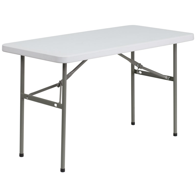 Noah 4' Rectangular Plastic Event Folding Table