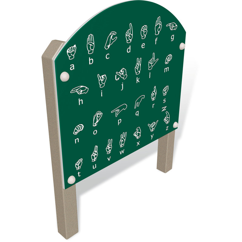 Panneau en langue des signes
