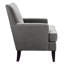 Fauteuil sur rail - gris, mousse haute densité, 100%, pieds en bouleau avec finition, style accessoire de décoration intérieure, siège en mousse, tissu, pour un style élégant