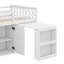 Lit mezzanine simple avec rangement pour tiroir et bureau pratique-117530608