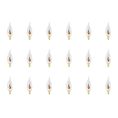 3W E12 Dimmable Incandescent Candle Light Bulb