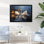 White Swans Harmony Moonlight Pond I - Art mural animaux cygnes