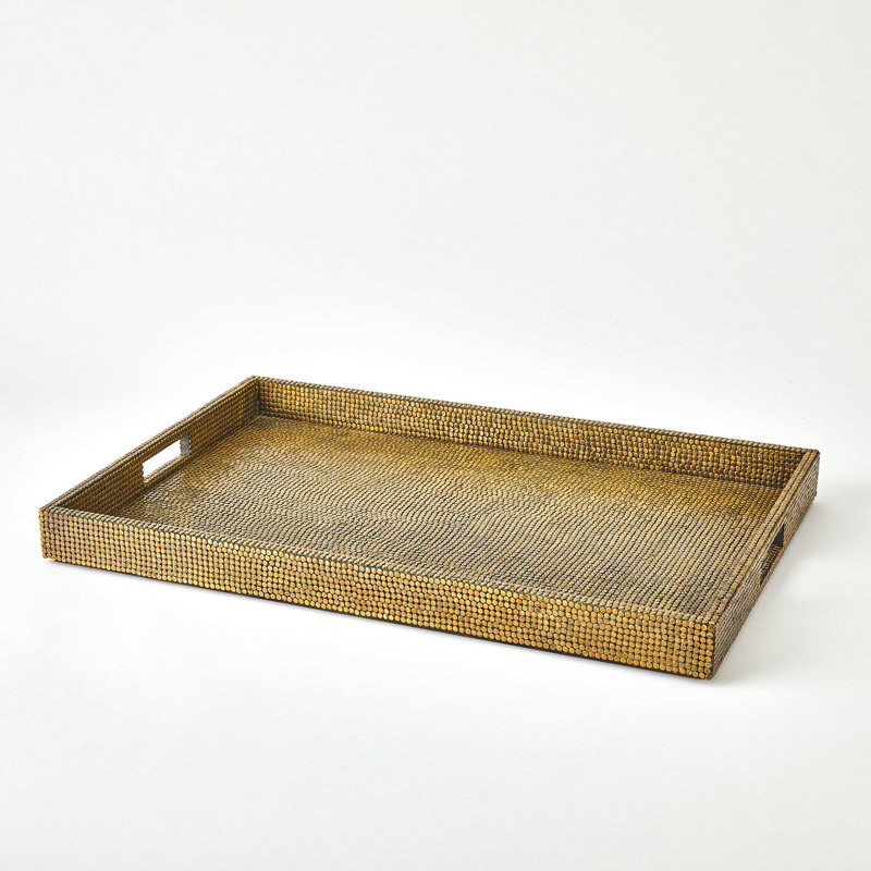 Decorative Tray, 2.25" H x 27" W x 18" D