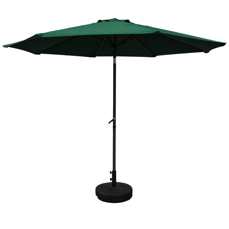Parasol de marché 9 pi Patson, Vert forêt, H 94 po x l 107 po x P 107 po