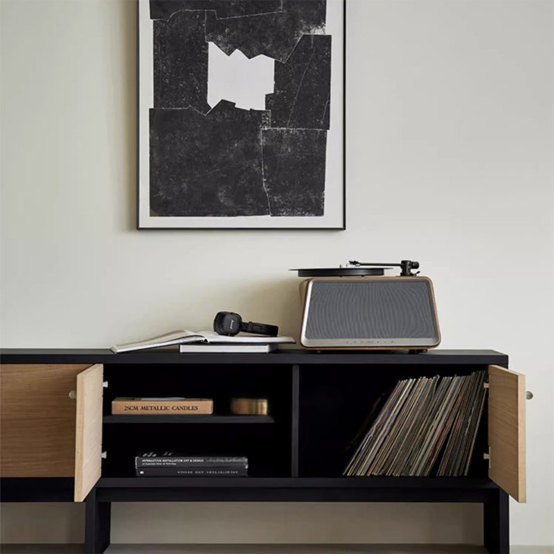 Meuble télé Wabi-sabi, H 22,4 po x L 86,6 po x l 15,7 po