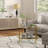 Bupe Glass Top Single Coffee Table-1352929654-1352929651