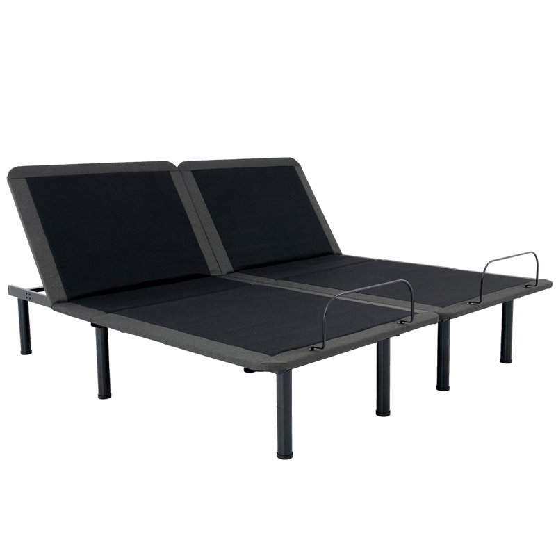 Matelas en mousse à mémoire de forme de 12 pouces avec base - housse de glace bleue et 6 ressorts ensachés pour un ajustement de 2,5 gélules
