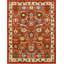 Tapis terre cuite à motif floral Britannia-28878820