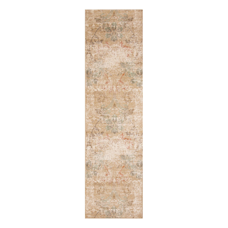 Tapis de couloir beige 7 pi