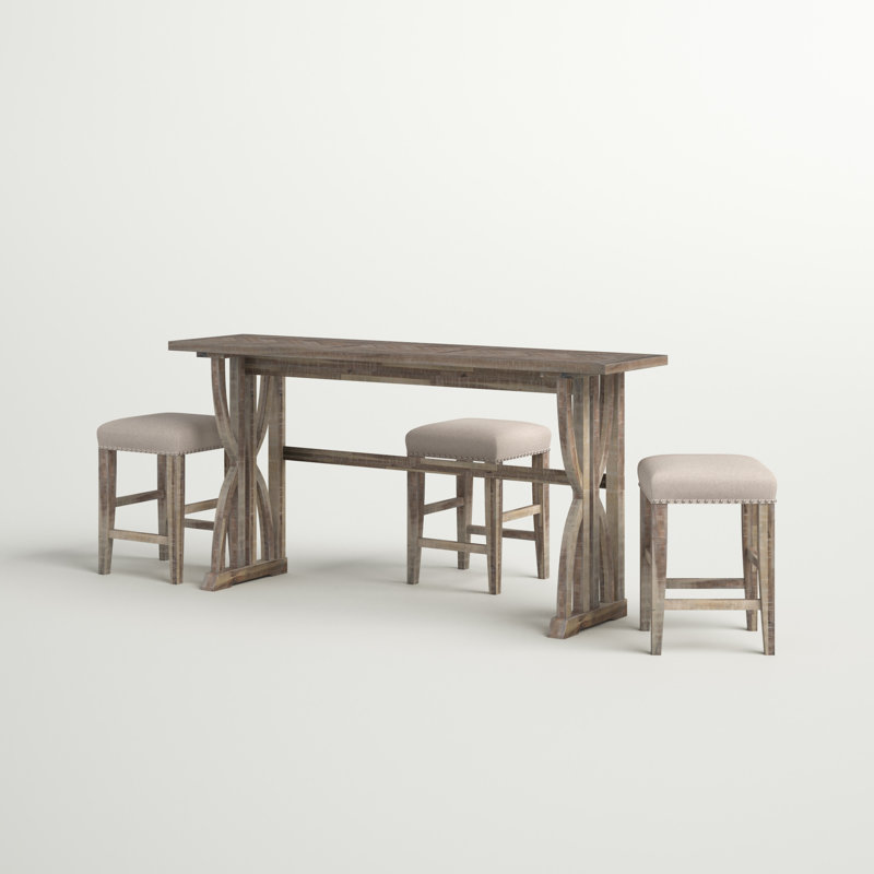 Avalynn 3 - Person Trestle Dining Set, Ash