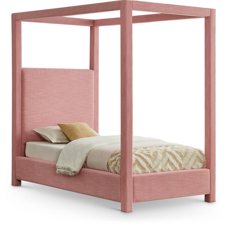 Upholstered Canopy Bed