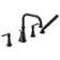 Colinet Double Handle Deck Mounted Roman Tub Faucet Trim with Handshower