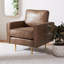 Fenske Faux Leather Armchair-419427257
