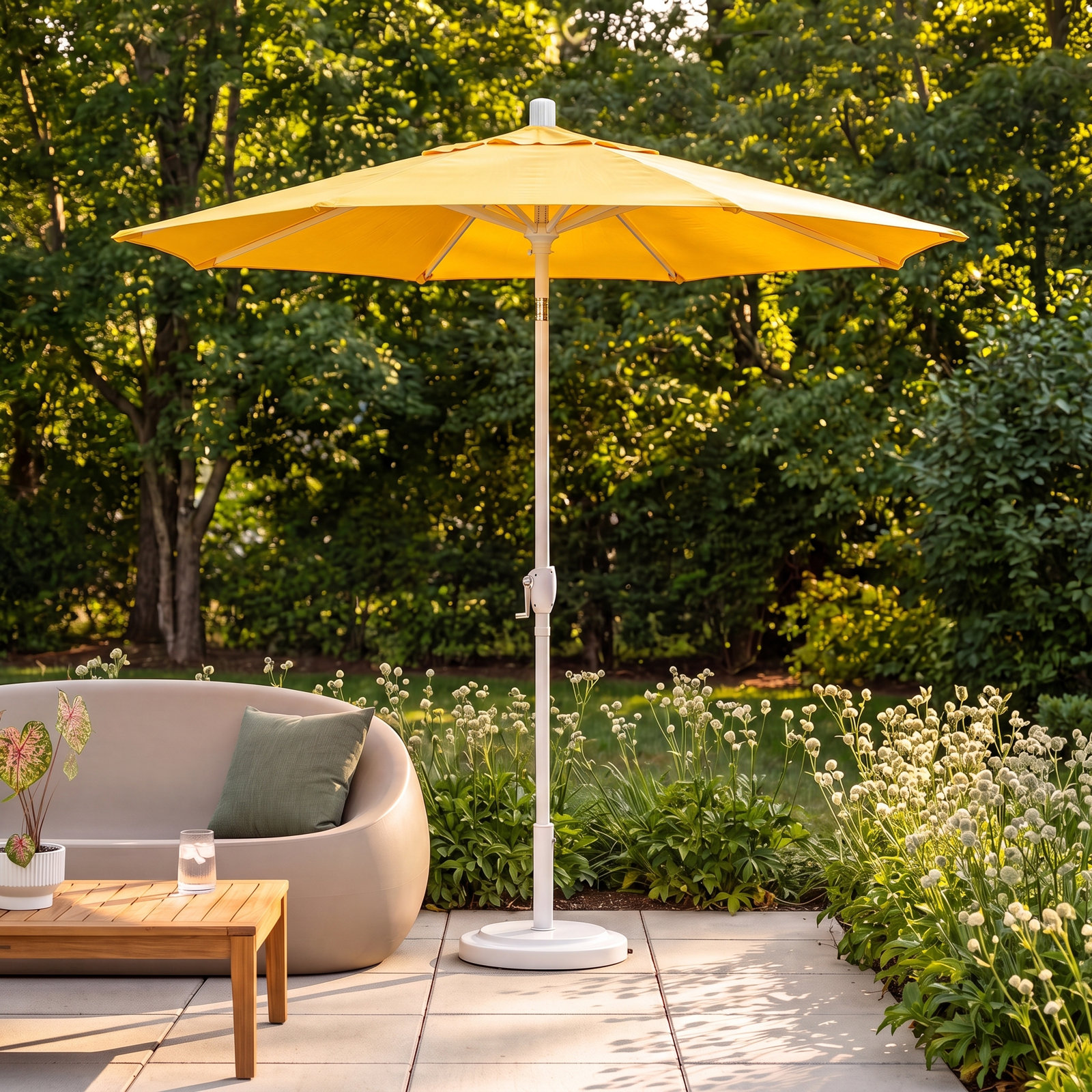 Wallach 7.5' Umbrella, Lemon Performance