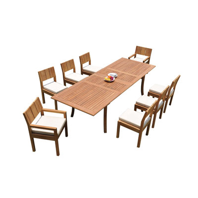 Veranda Outdoor 9 - Piece Teak Dining Set