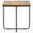 Elyna Square Stone Top Accent Side Table Beige