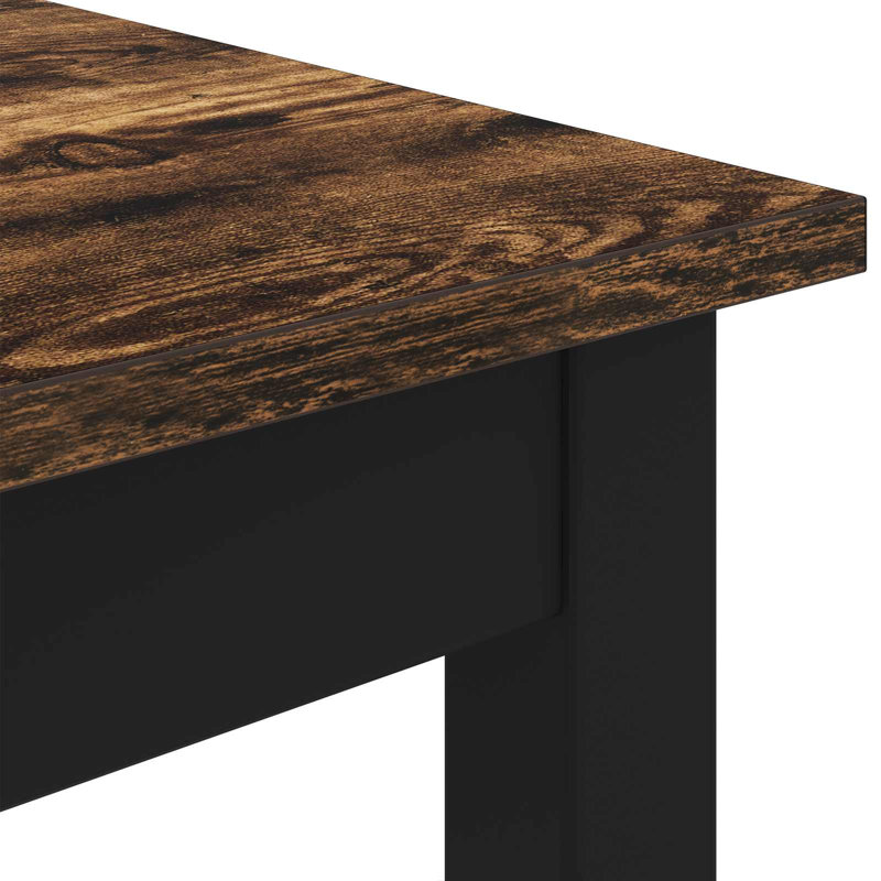 Standing Bar Table Engineered Wood, 105cmH x 200cmL x 100cmW, Walnut