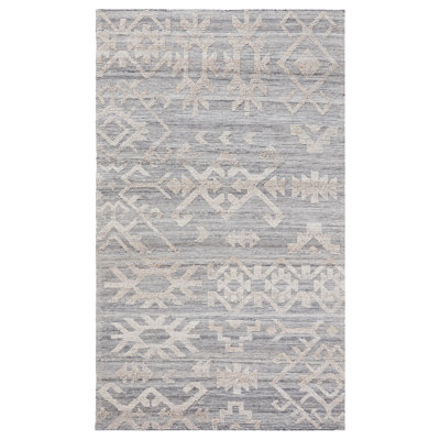  Indoor Outdoor Handwoven Gray Multi Area Rug