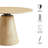 Sabelle 47" Round Wood Dining Table