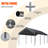 10 pi. L 20 pi. D Garage portatif robuste-106865598
