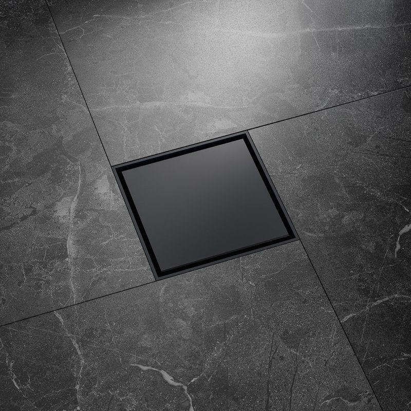 3.95'' W Linear Grid, Black