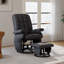 Fauteuil inclinable et oscillant pivotant à 360 ° avec repose-pieds-527609652