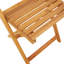 Chaises de bistro vidaXL en bois massif d'acacia avec corde-339099931