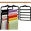 Rangement pour garde-robe et rangement, ensemble de 3 pantalons en velours-cintres-économiseurs d'espace, organisateur de jeans écharpe 5 étages,