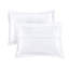 Édredon blanc en microfibre grand - avec détails et rembourrage, 5 comprend un édredon, 2 taies décoratives, un coussin décoratif, une jupe de lit, des volants de courtepointe lavables 5 pièces, rembourré,-121400061