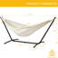Hamac double Wallraff avec support en acier peu encombrant de 9 pi-1875258738