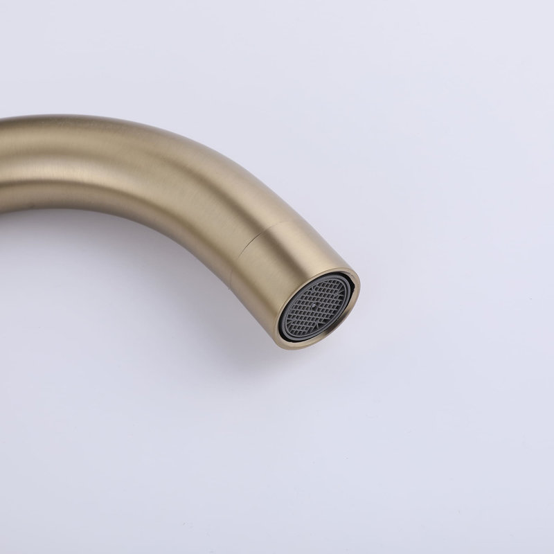 Widespread 2-handle Bathroom Faucet, Brushed Gold