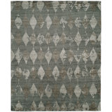 Lohman Geometric Area Rug in Gray