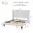 Modern Tufted Velvet Upholstered Bed With Charging Station & Storage Shelf ,No Box Spring Needed-52729268-52729267