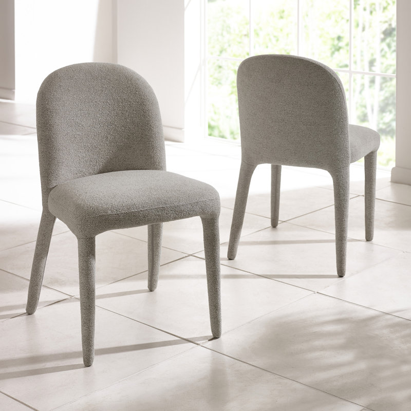 49.5cm H Upholstered Side Chair, Grey
