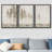 Pastel Abstract Tree Subtle Neutral Modern Rustic Home Decor - Framed Canvas Print Wall Art Work-73380110-119018265