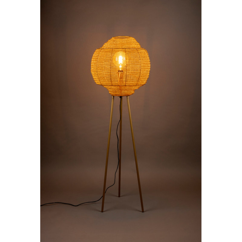 56'' Tripod Floor Lamp, Gold, Gold