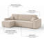Rubeena 3 Seater Sofa Bed-1658210632