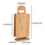 Ensemble de 6 petites planches à découper en bambou avec support - Plateau de service pour planche à découper pour viande, fromage, fruits, légumes et légumes