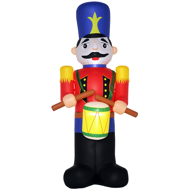Noyer soldat battant tambour de Noël