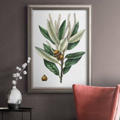 Chêne fleuri dense - Peinture sur toile encadrée