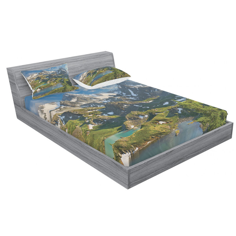 Microfiber Sheet Set, Full Sheet Set with Fitted Sheet