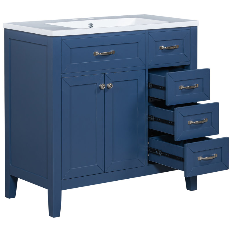 Ensemble de meuble-lavabo simple 36 po avec plateau Malnar