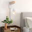 Applique murale industrielle avec abat-jour cage en métal, lampe murale rustique en tuyau pour chambre à coucher, loft, couloir et salon de ferme