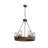 Manette 6 - Light Dimmable Wagon Wheel Chandelier