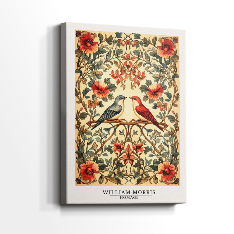 Passe-partout enveloppé de gallerie de la collection CCMXXVVI de William Morris, H 40 po x l 60 po