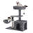 Plush Cat Tree Tower With Large Condo, Hammock And Sisal Scratching Post