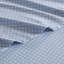 Édredon pour grand lit avec feuilles à motif aquarelle bleu, doux, convient à un matelas de 16 po, microfibre lavable, machine