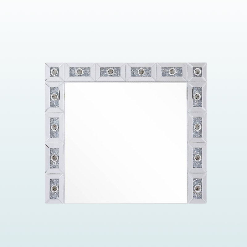Miroir d'appoint avec miroir et faux diamants par Fareham
