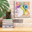 "Epic Graffiti" Bird's Eye Beach 1 "par Alonzo Saunders, art mural sur toile, 12 po x 12 po-1947424515