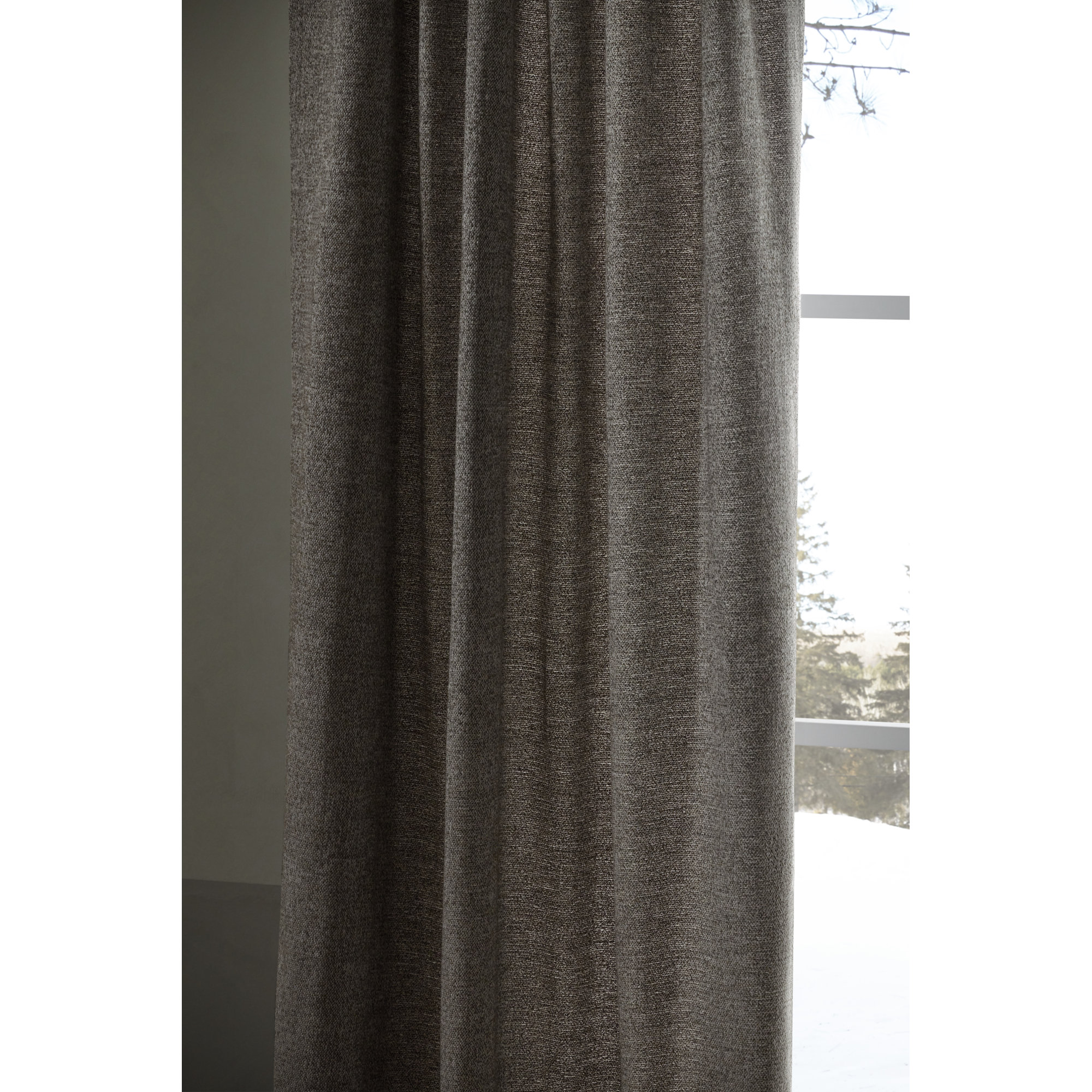 Landon Sunbrella Curtain, 50" W x 120" L, Mushroom